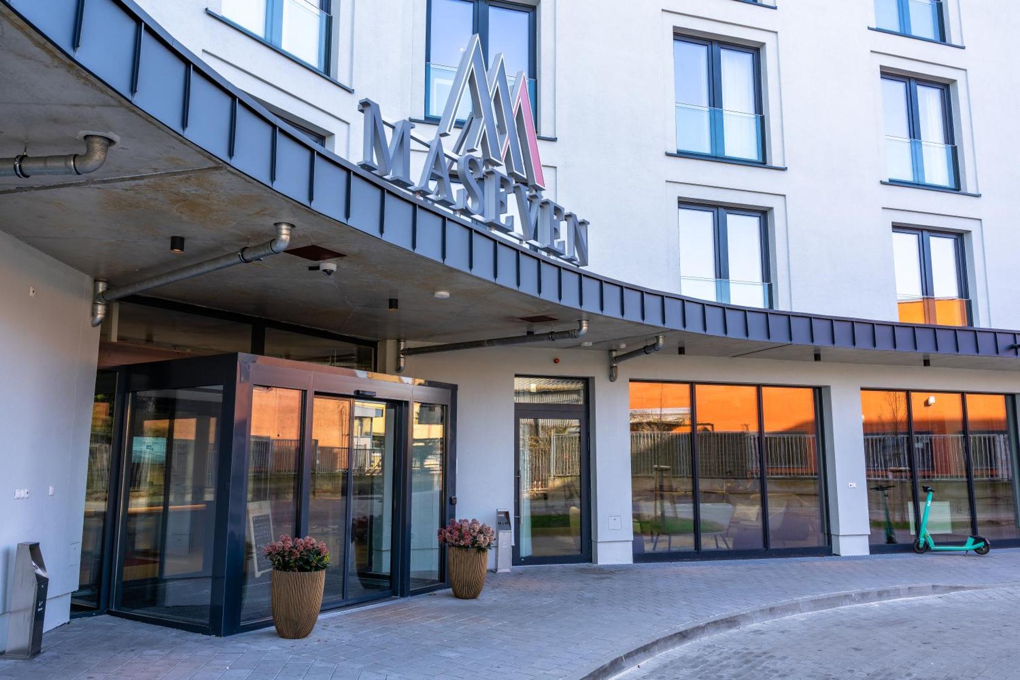 Aparthotel Maseven Frankfurt Messe Frankfurt am Main Exterior foto